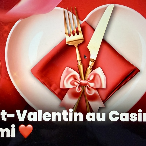 St Valentin au Casino Le Miami à Andernos